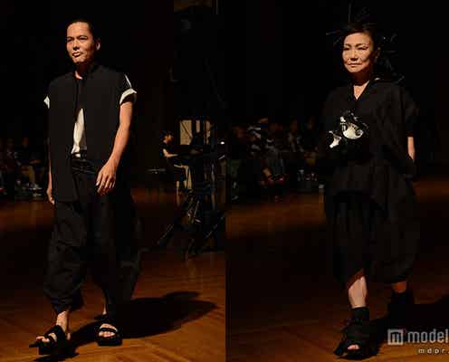 シャンプーハットこいで&吉本新喜劇・末成由美、初ファッションショーで堂々ウォーキング披露