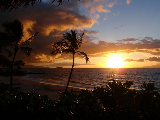 マケナビーチの夕暮れ／photo by MrTavis