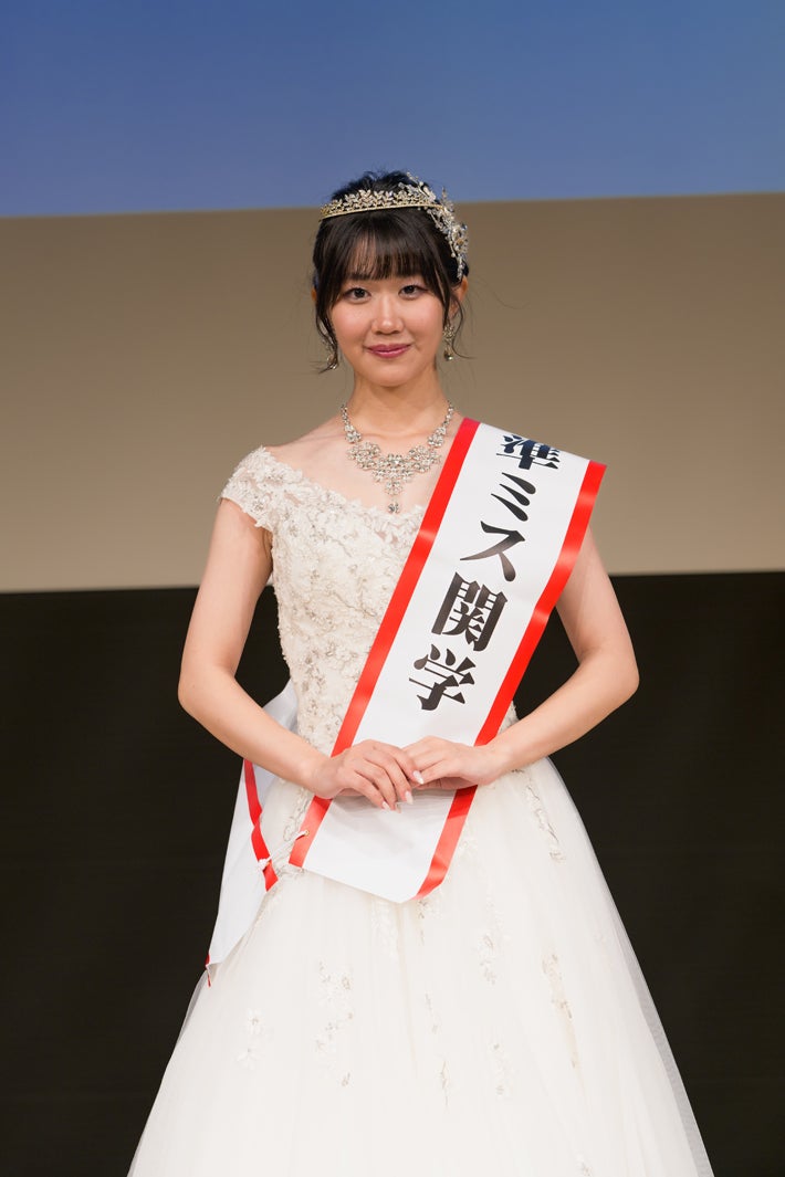 和根崎颯美さん「ミス・ミスターキャンパス関西学院2024」結果発表イベントより（提供写真）
