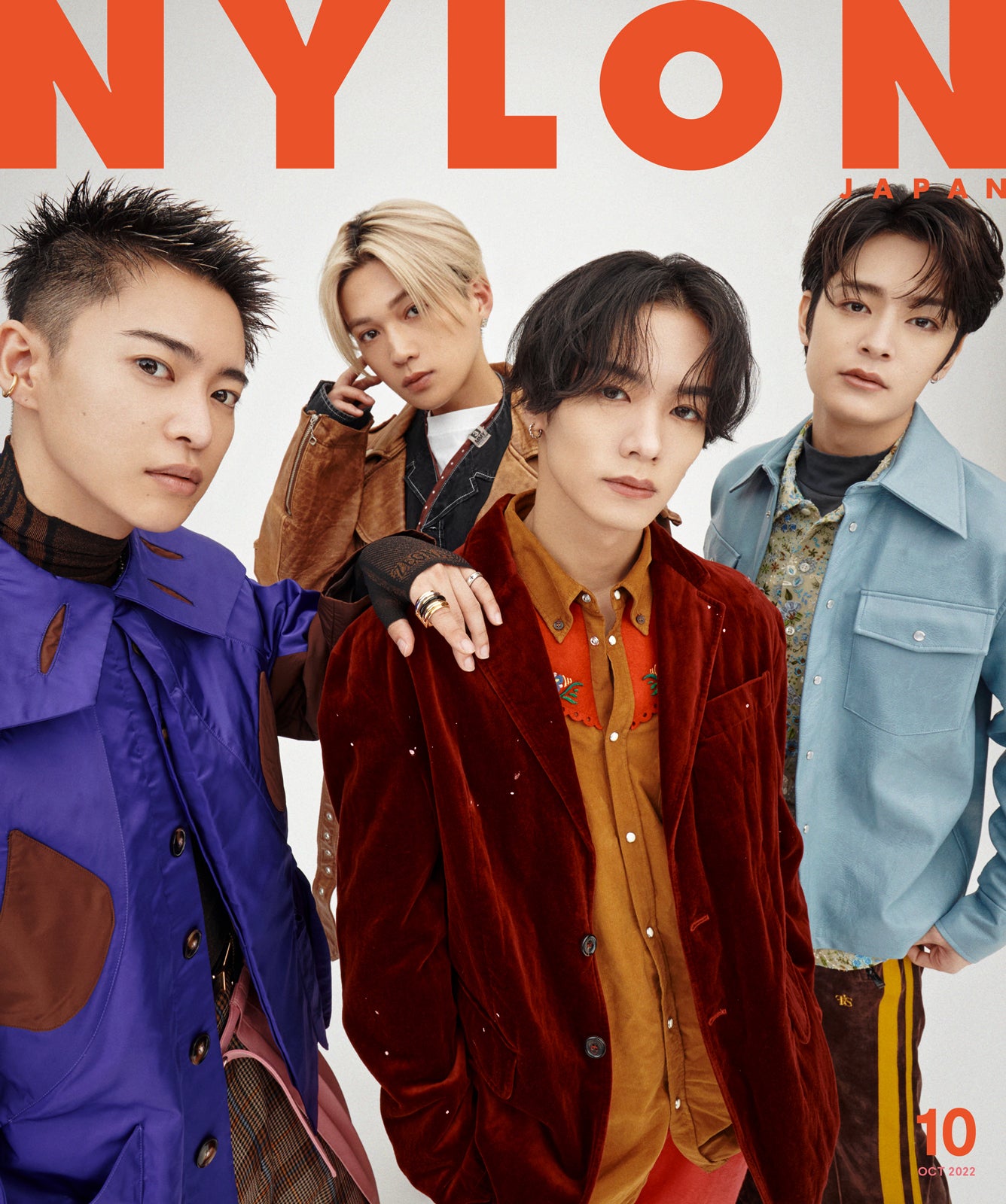 川村壱馬・RYOKI・塩野瑛久・八木勇征“ハイロー”レアタッグで「NYLON JAPAN」表紙登場