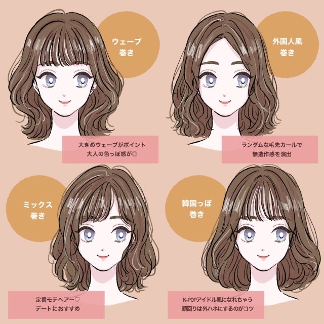 巻き髪で印象チェンジ 簡単なのに即垢抜ける ボブヘアさん向け髪の巻き方 8選 モデルプレス