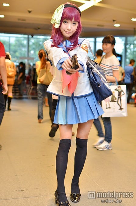 「Angel Beats!」中村ゆりのコスプレ