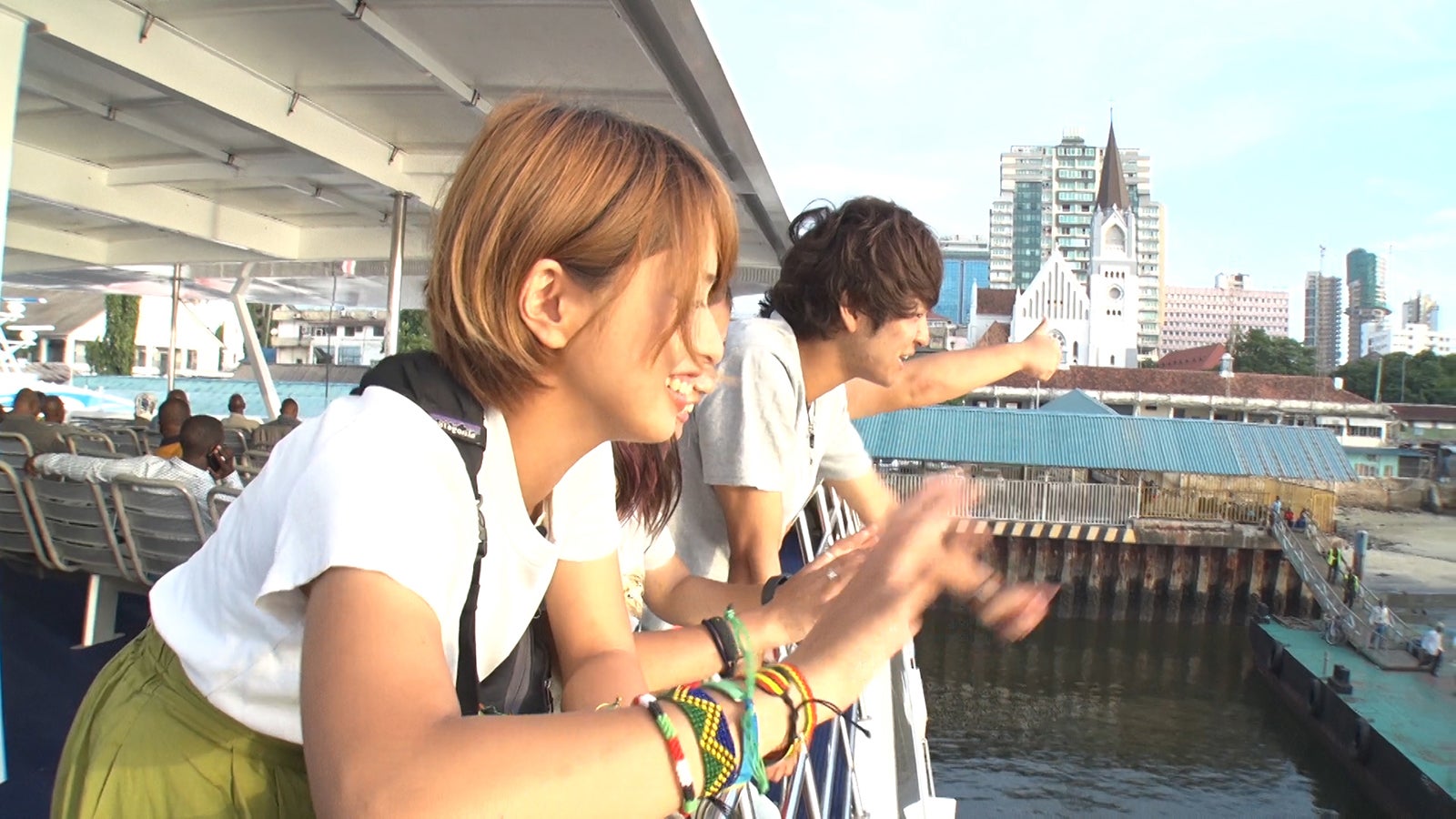 ハスキー、JOYくん「あいのり：African Journey」第22話より（C）フジテレビ