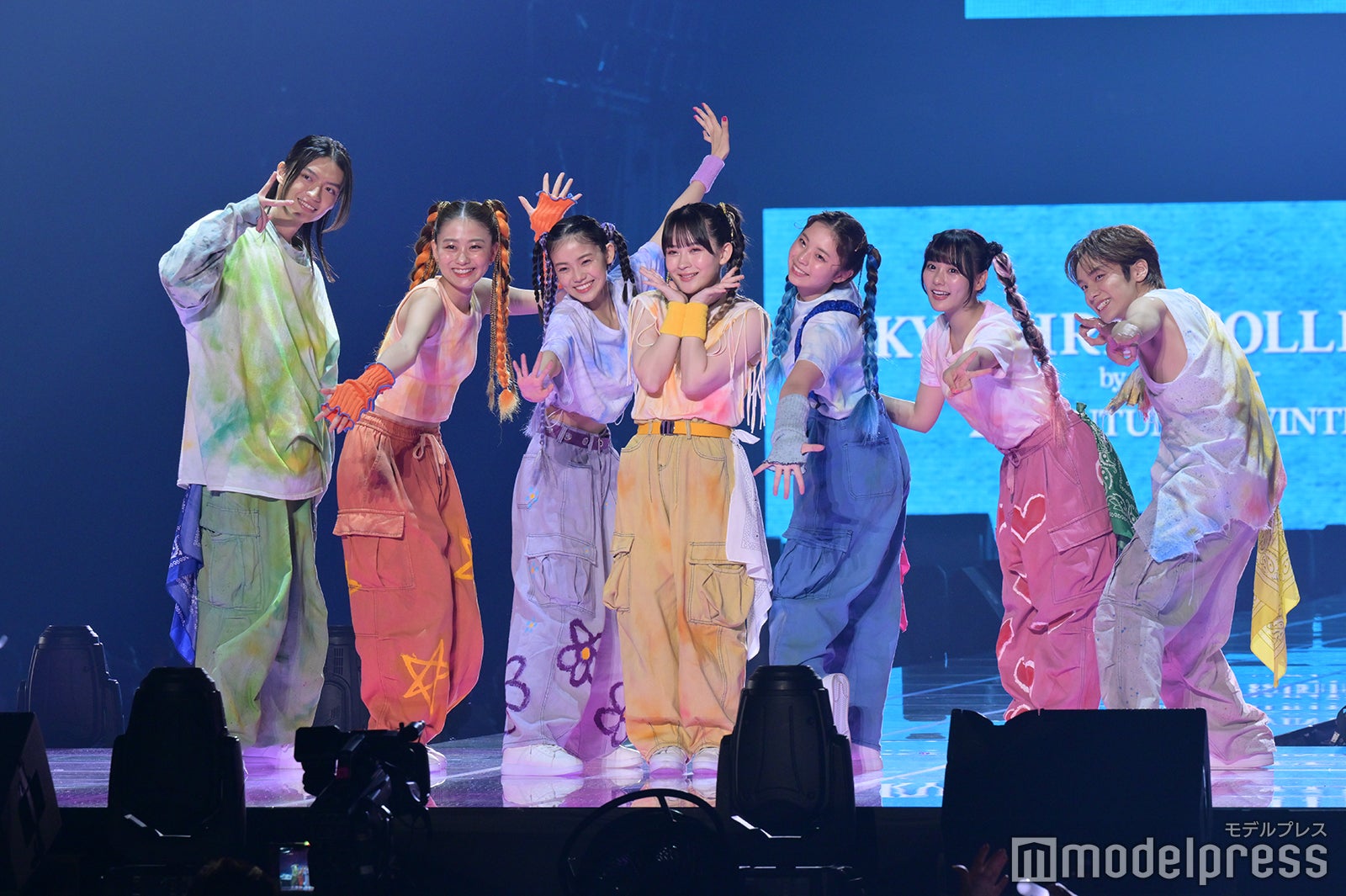 杢代和人、みとゆな、菊地姫奈、畑芽育、志田こはく、齊藤なぎさ、山下幸輝「最高の生徒 〜余命1年のラストダンス〜」ステージより（C）モデルプレス