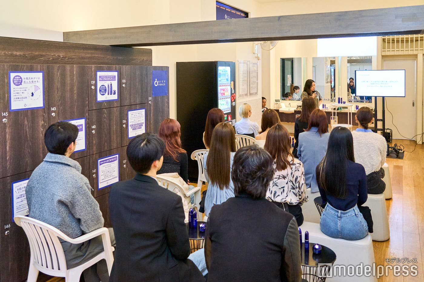 「ライスフォースのおふろ」イベントの様子(C)モデルプレス