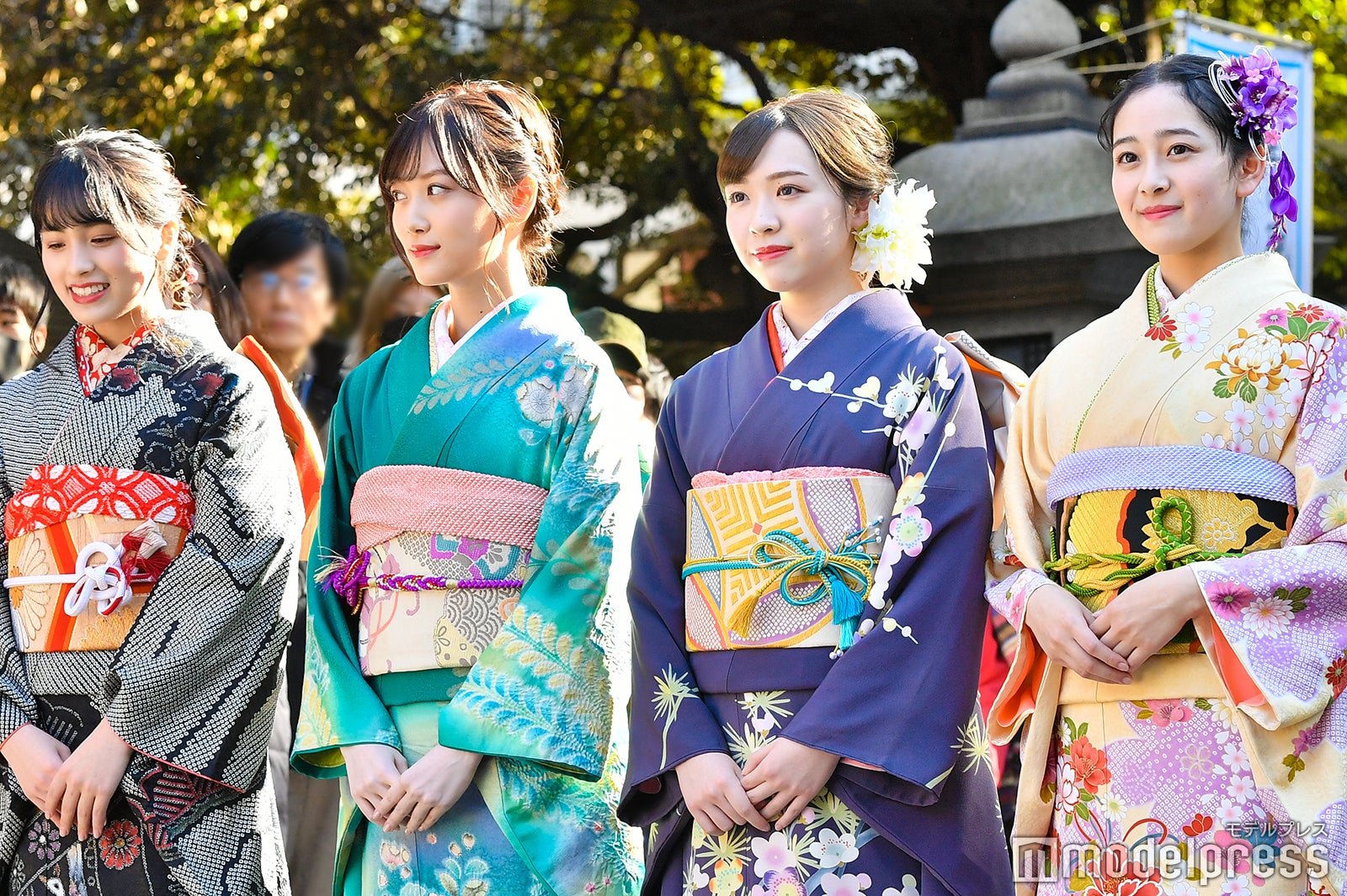 大園桃子、山下美月、渡辺みり愛、向井葉月（C）モデルプレス