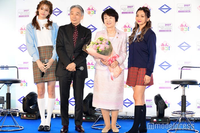 楓、堺正章、林文子横浜市長、ゆきぽよ (C)モデルプレス