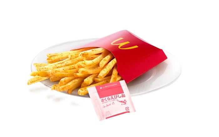 シャカシャカポテトさくらえびしお/画像提供:日本マクドナルド株式会社