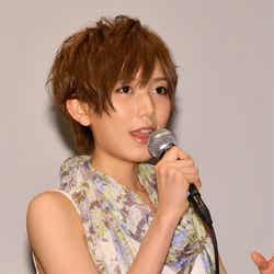 初主演映画「女子カメラ」(11月24日公開)の完成披露記者発表会での光宗薫