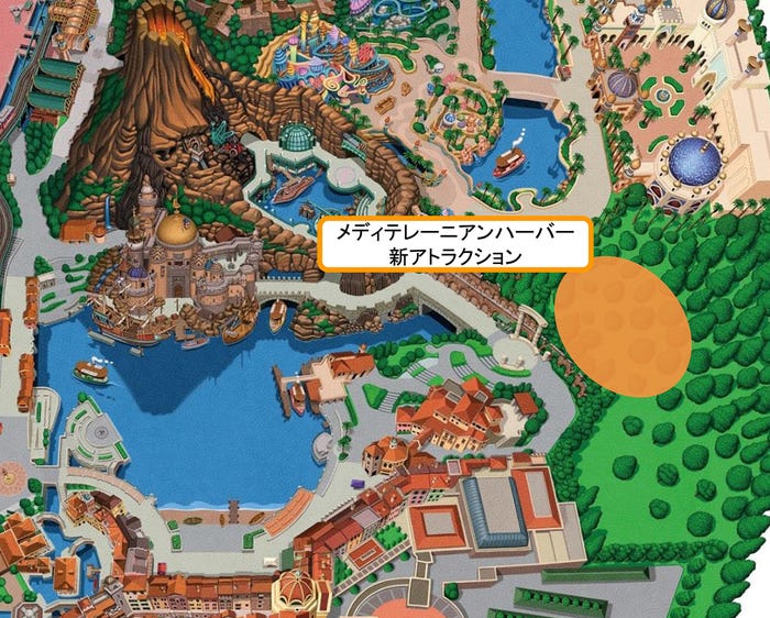 開発エリア(東京ディズニーシー)/イメージ(C)Disney