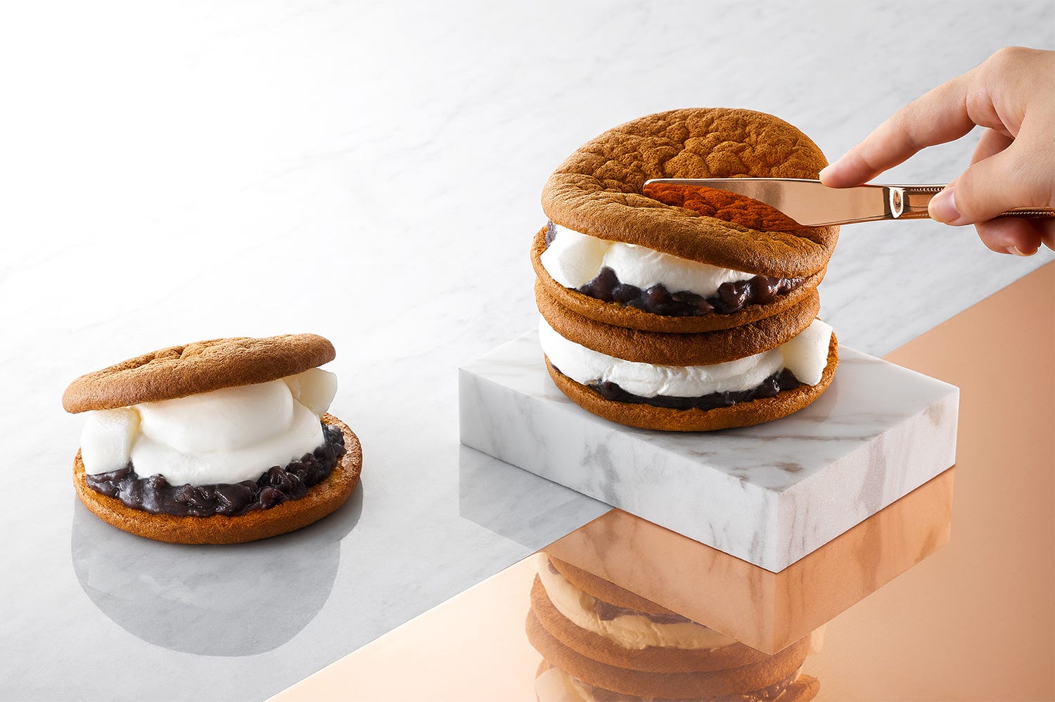 生どら焼き専門店「DOU」が池袋に誕生、ふんわり生地で粒あん・生クリーム・求肥を贅沢サンド