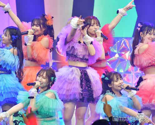 FRUITS ZIPPERの“妹分”CANDY TUNE、デビュー4ヶ月「TIF」初出場で実力発揮 “キュート”な魔法かける<TIF2023>