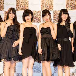 NMB48／（左から）吉田朱里、白間美瑠、山本彩、渡辺美優紀、矢倉楓子、薮下柊
