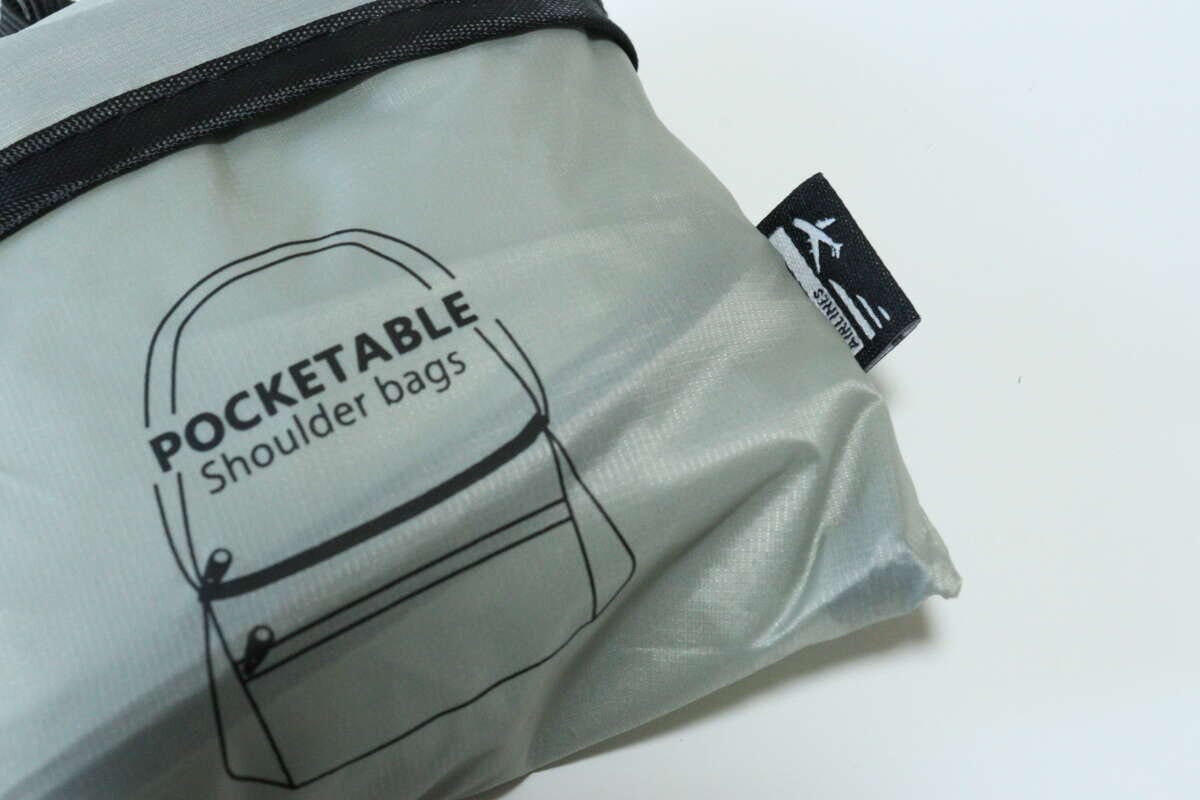 トラベルショルダーバッグ（くしゅっとコンパクト）　デザイン