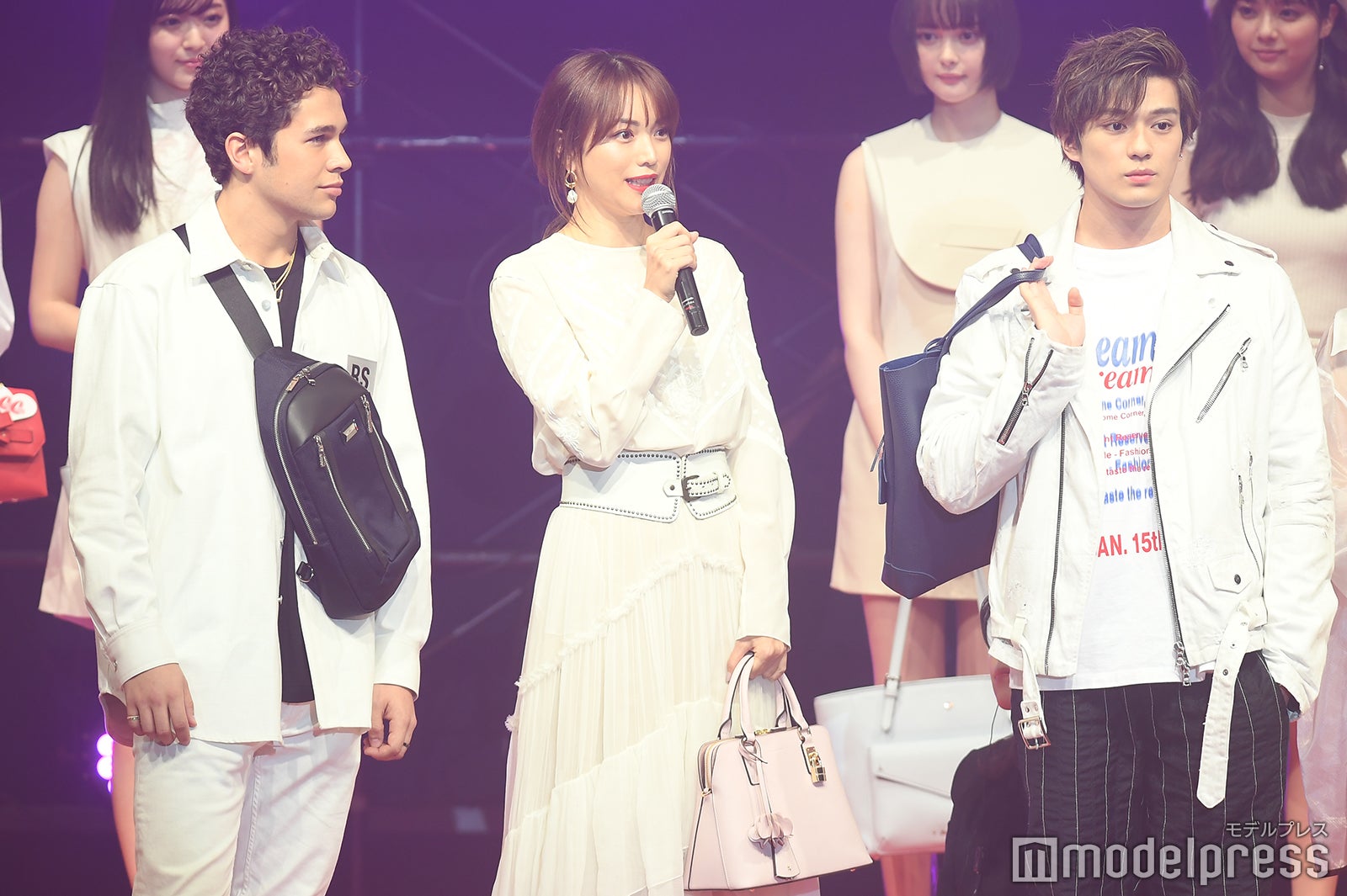 オースティン・マホーン、蛯原友里、新田真剣佑（C）モデルプレス