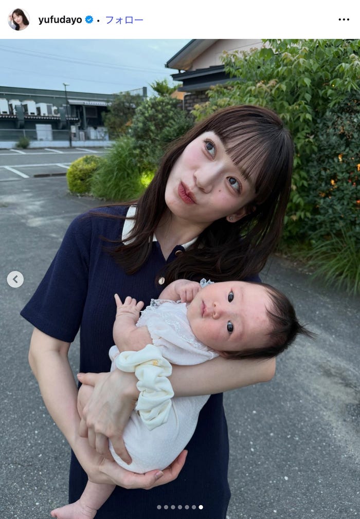 由布菜月Instagramより