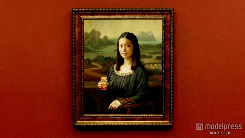 大島優子、センター分けヘアに