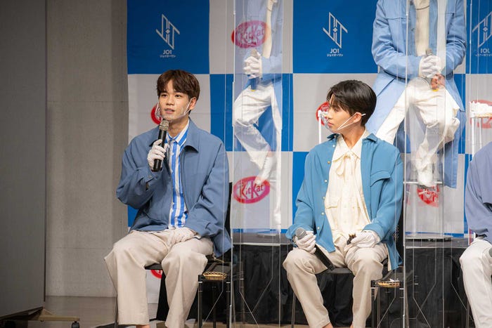 (左から)豆原一成、川尻蓮(提供写真)