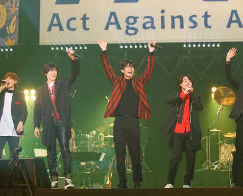 三浦春馬が6年ぶり「ハンサム」曲歌唱 神木隆之介・小関裕太・松岡広大らと「THIS IS THE TIME」で新旧コラボ<セットリスト>