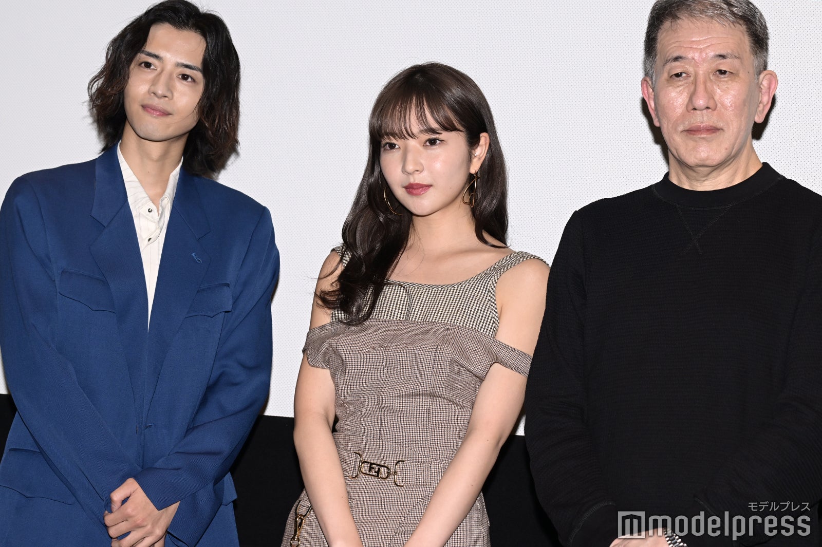 飯島寛騎、田中芽衣、尾崎将也監督 （C）モデルプレス