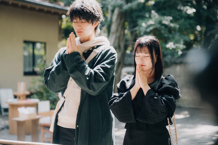 齊藤なぎさ、柊太朗「花束とオオカミちゃんには騙されない」ABEMAプレミアム限定企画第一夜(C)AbemaTV, Inc.