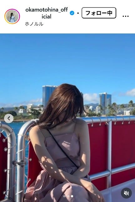 岡本姫奈Instagramより