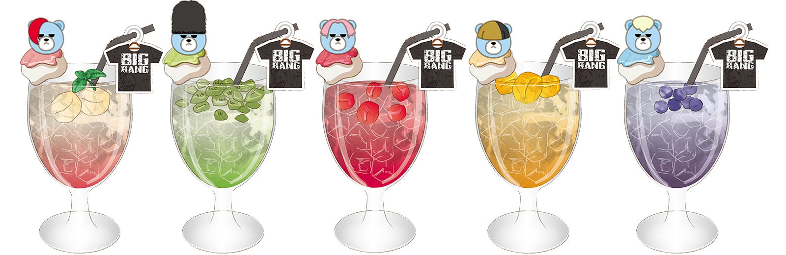 フルーツ＆ゼリーin ドリンク（全5種）850 円（税込）／画像提供：東京ジョイポリス