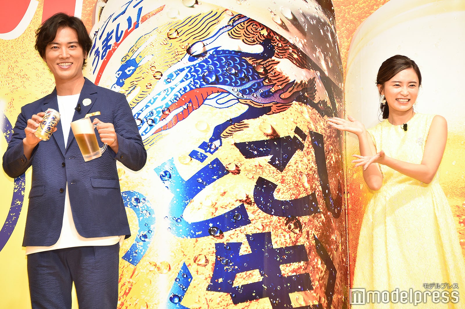 桐谷健太、小島瑠璃子 （C）モデルプレス