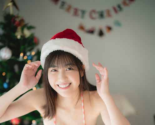 「ミスマガジン2021」和泉芳怜、美ボディ披露のクリスマスグラビア お家デート気分に