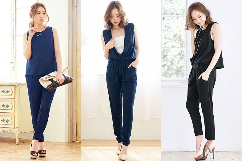 トレンド「オールインワン」はとろみ素材が断然大人っぽい！