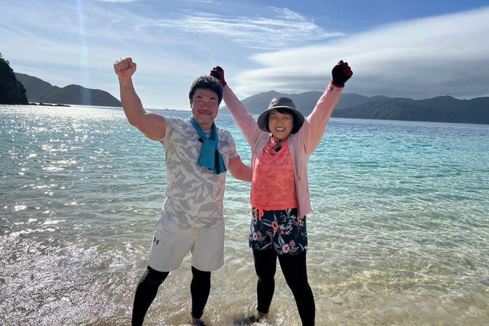 佐々木健介、北斗晶(C)TBS