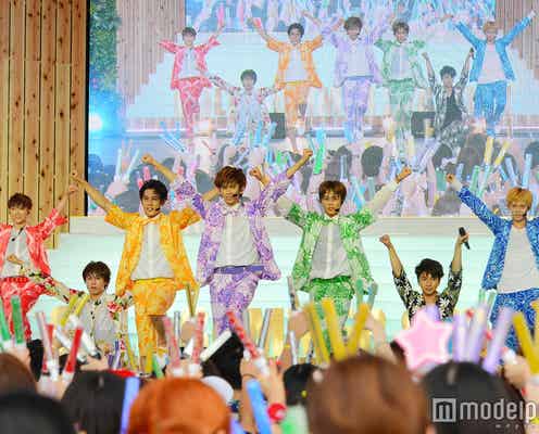 超特急、急接近&水鉄砲にファン興奮 「めざましライブ」3年連続出演誓う