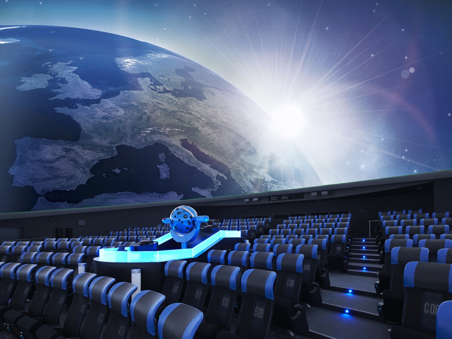 コニカミノルタ VirtuaLink in 東京スカイツリータウン／画像提供：コニカミノルタプラネタリウム