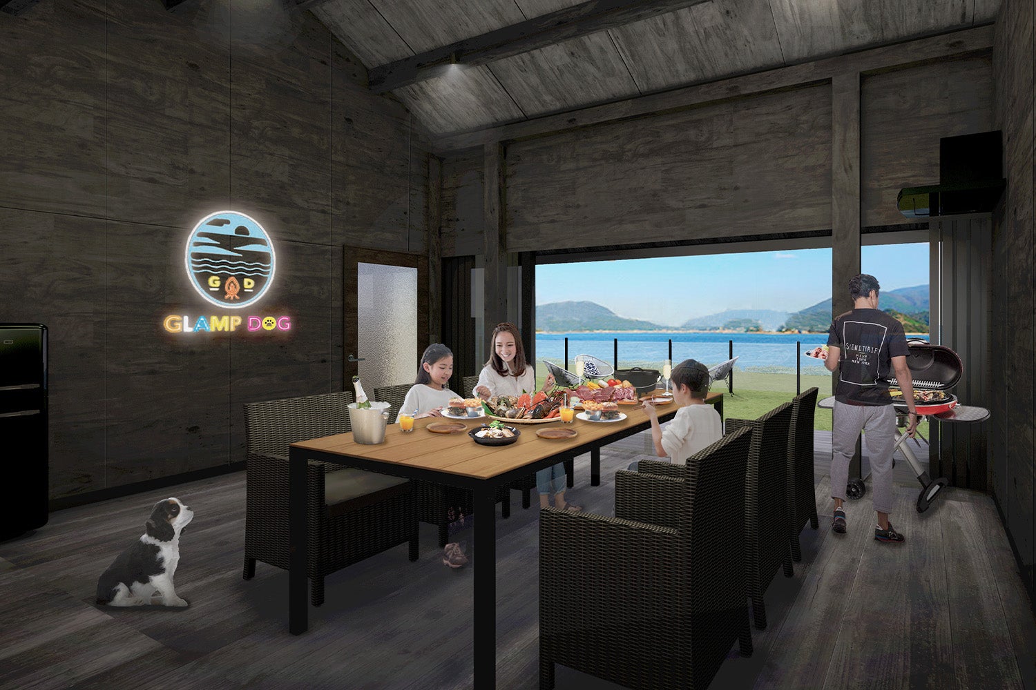 GLAMP DOG伊勢賢島／画像提供：ブッキングリゾート