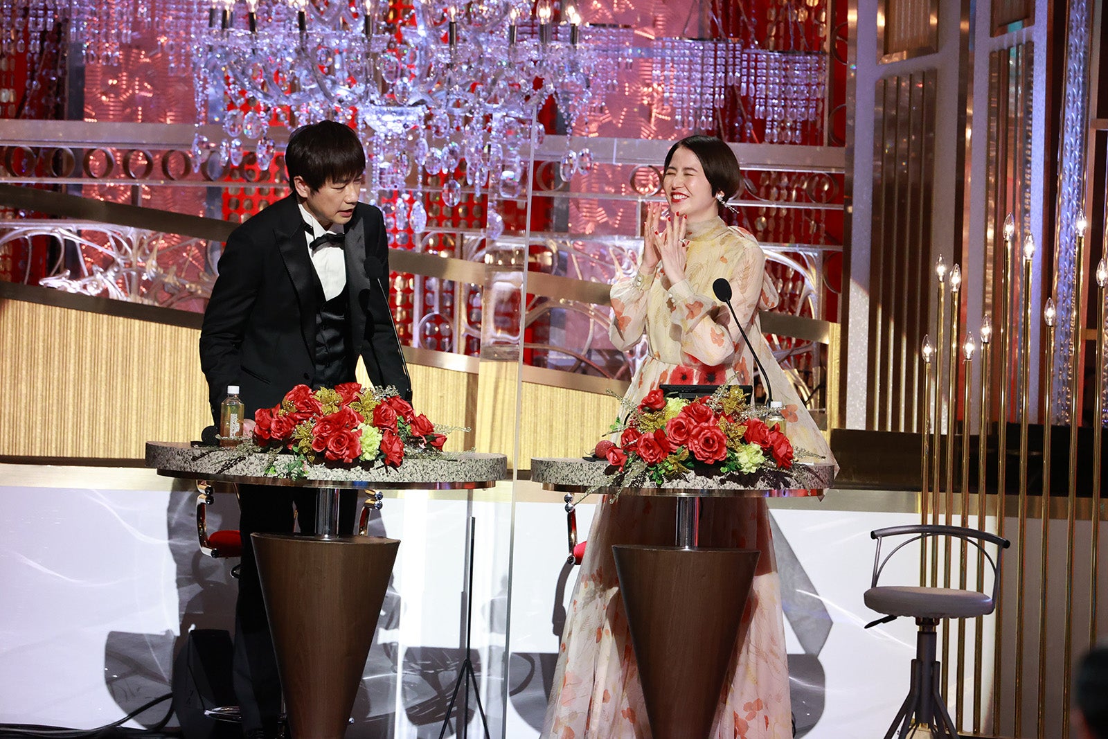 羽鳥慎一、長澤まさみ（C）東京写真記者協会