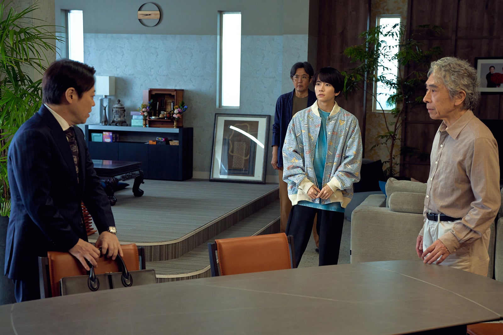 阿部サダヲ、岡部たかし、板垣李光人、段田安則「しあわせな結婚」最終話（C）テレビ朝日