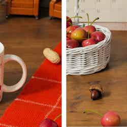 ホットティー、ホットミルク 税込790円(C)Disney