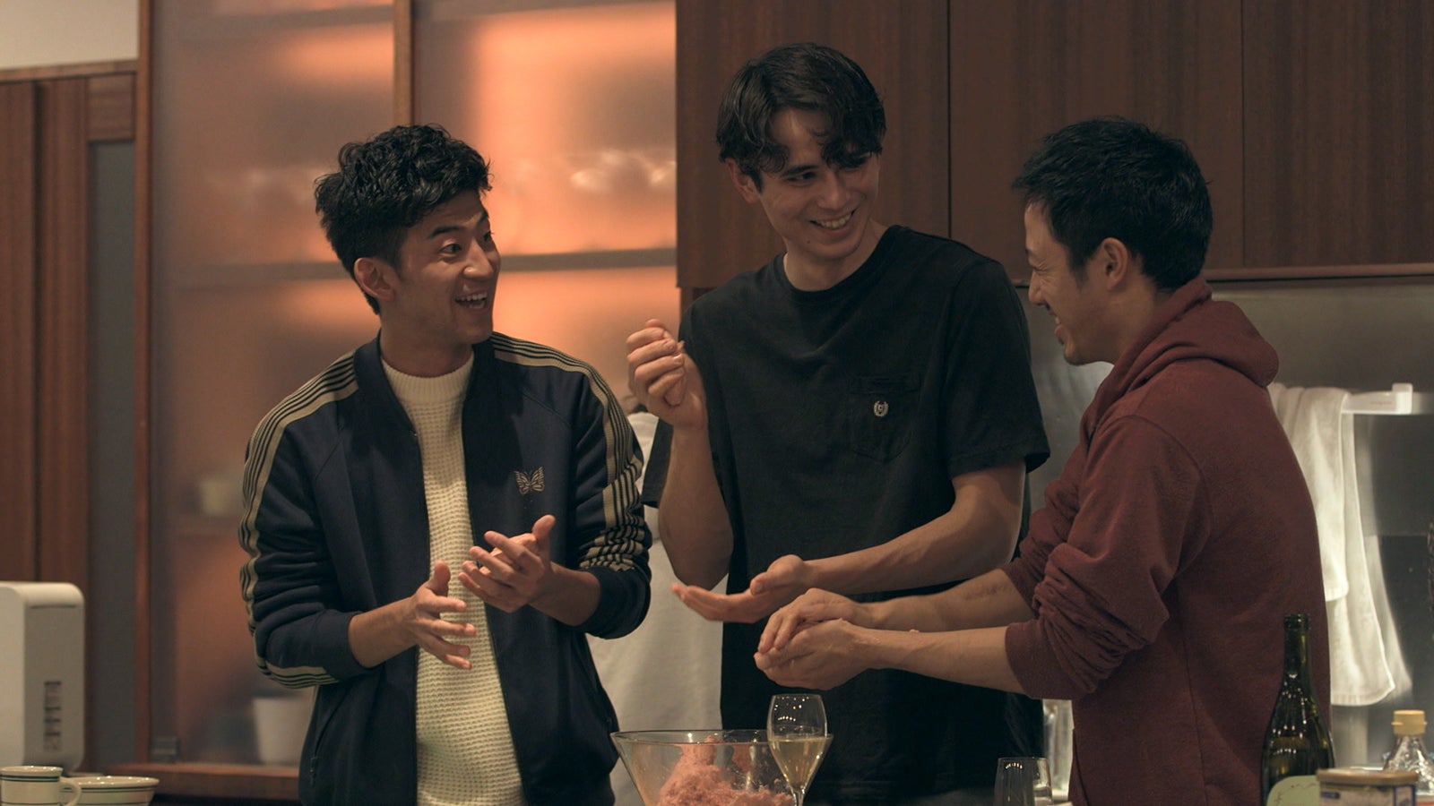 翔平、至恩、貴之「TERRACE HOUSE OPENING NEW DOORS」11th WEEK（C）フジテレビ／イースト・エンタテインメント