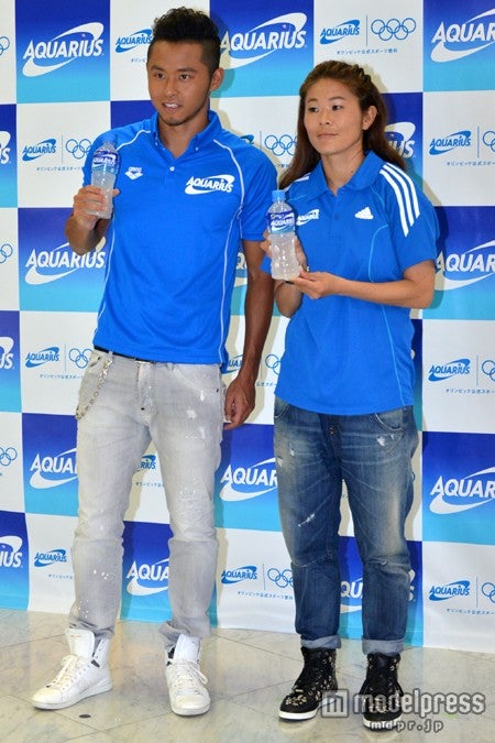 （左から）北島康介選手、澤穂希選手