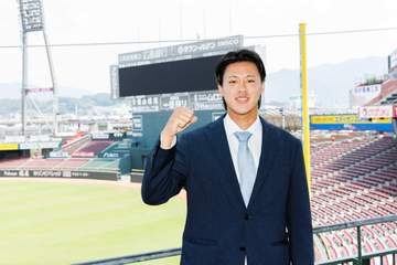 広島育成・杉田が支配下契約 「自分自身の気持ちの強さ」背番号50で「ここからがスタート」