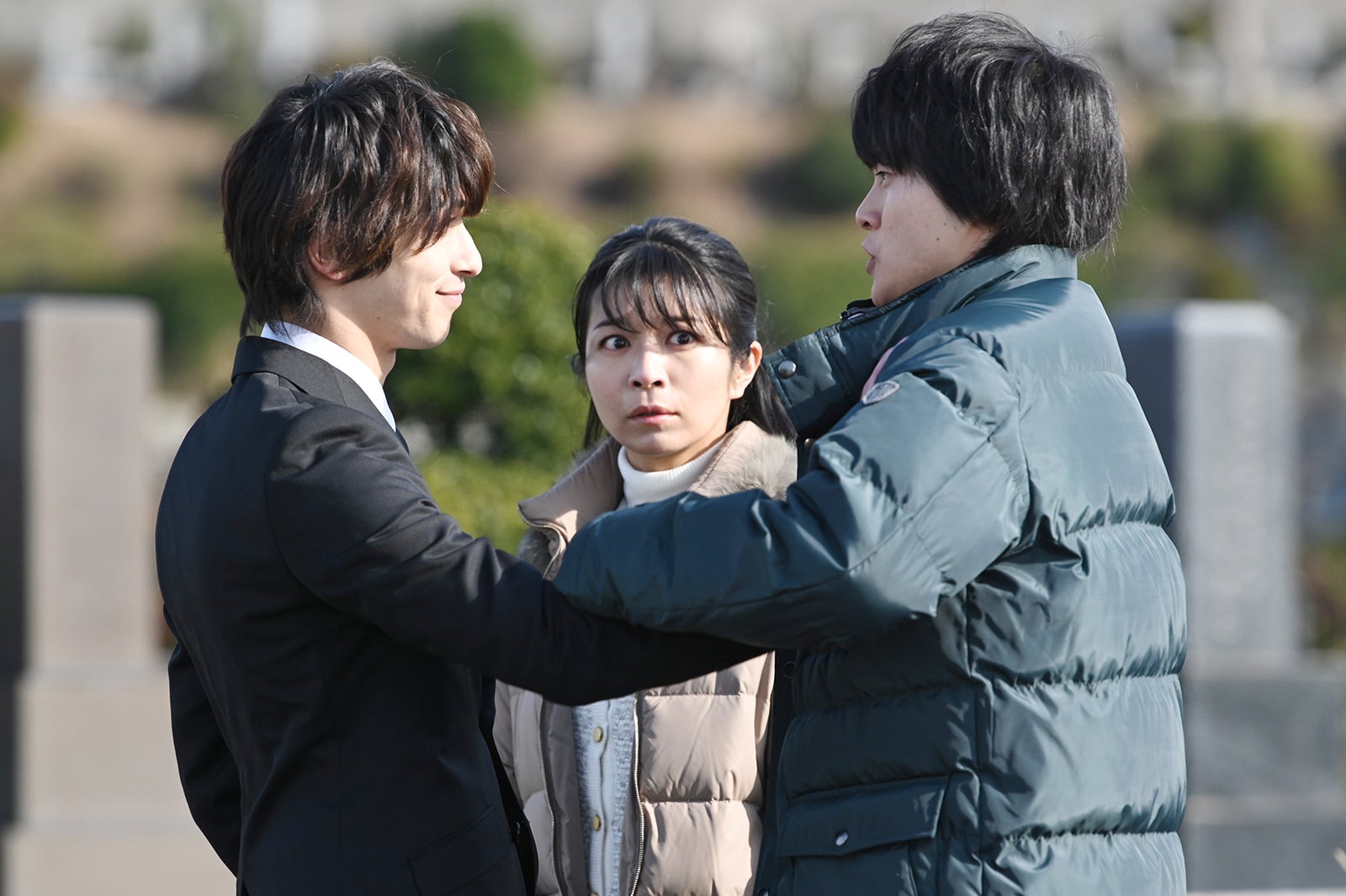 横浜流星、結木滉星／「シロでもクロでもない世界で、パンダは笑う。」第6話より（C）日本テレビ