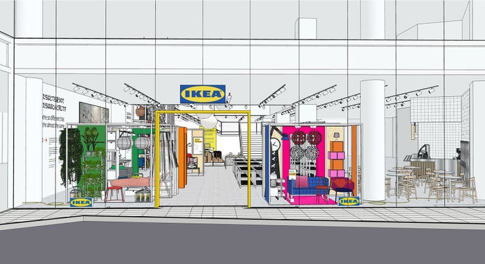 IKEA原宿イメージ／画像提供：イケア・ジャパン