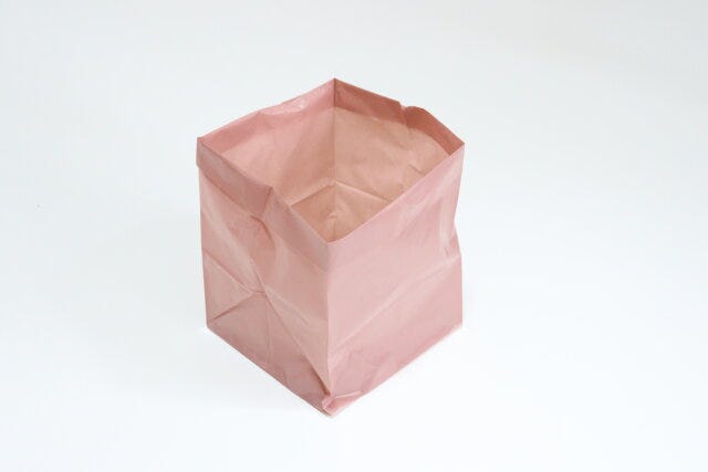 セリア　自立型卓上ゴミ袋