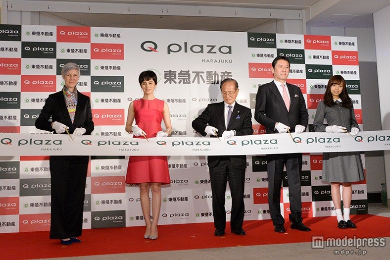 「キュープラザ原宿」のオープニングセレモニーの模様