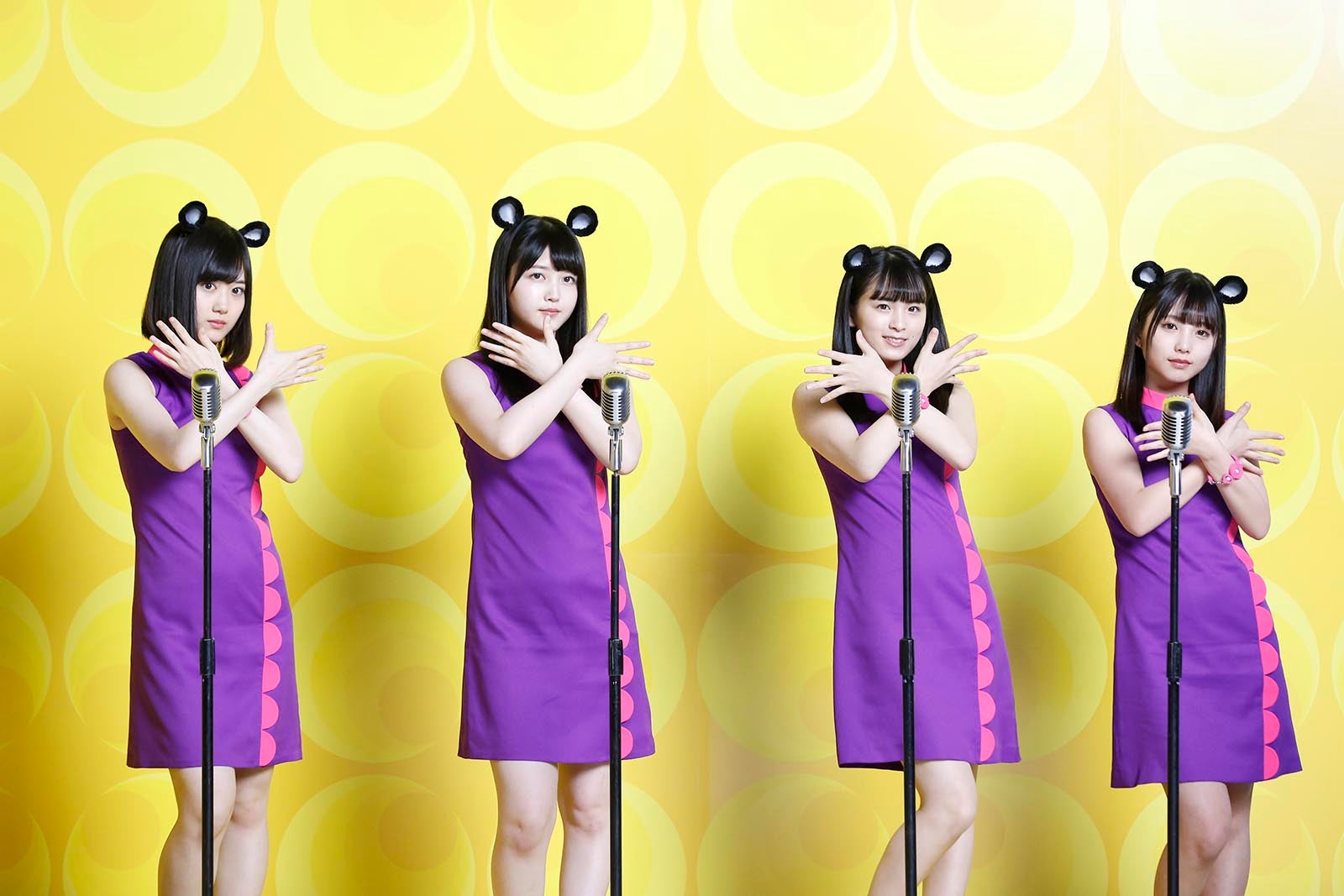 （左から）山下美月、久保史緒里、大園桃子、与田祐希