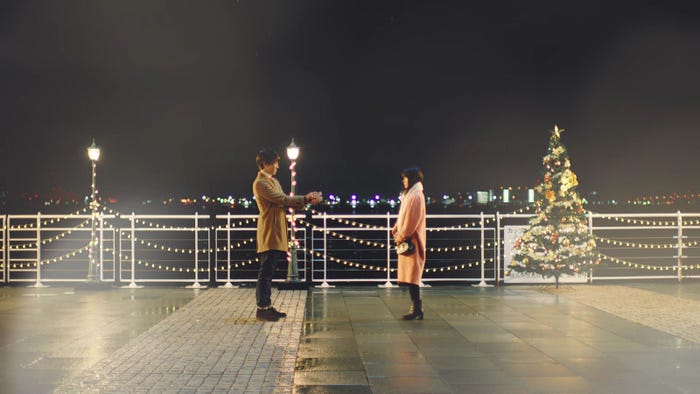 有村架純出演ショートドラマ『クリスマスラブ』より(提供写真)