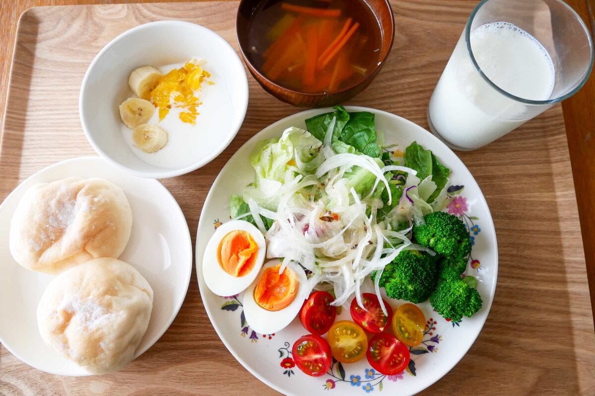高橋英樹・朝食