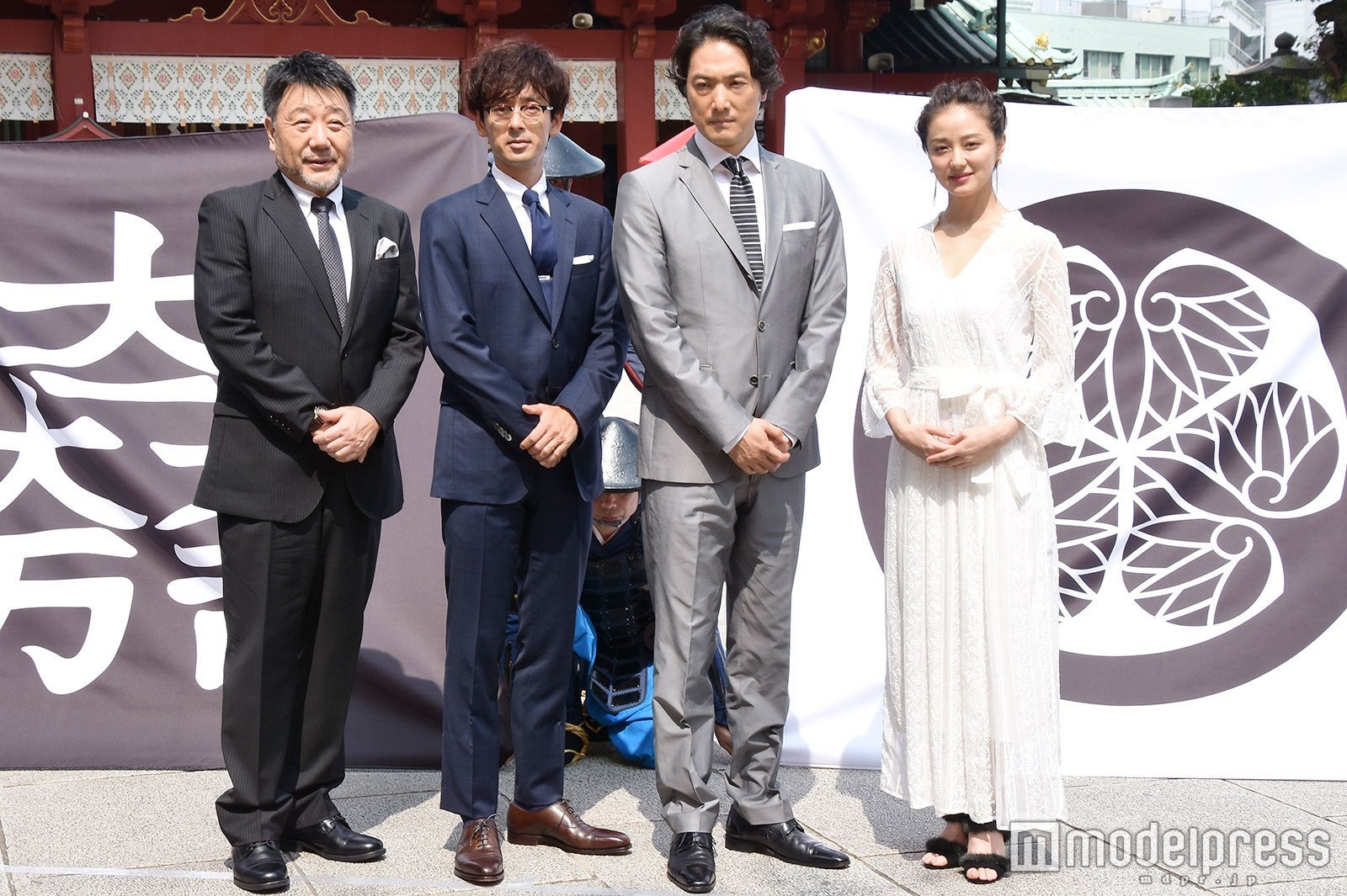 原田眞人監督、滝藤賢一、平岳大、中越典子（C）モデルプレス