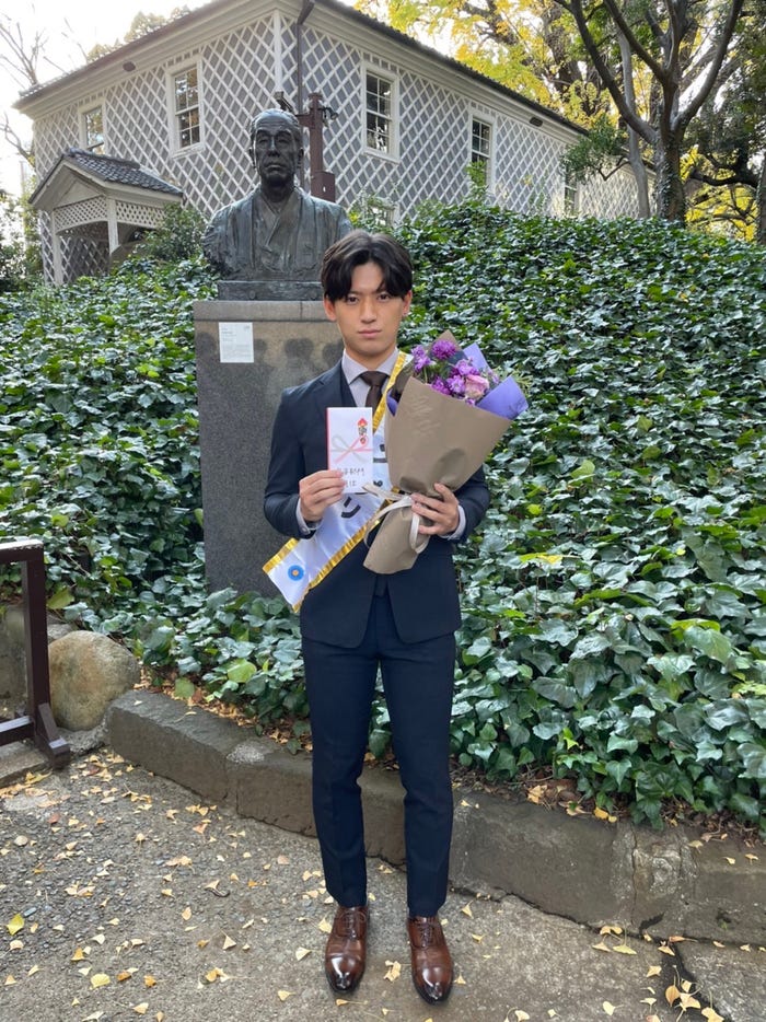 「慶應ボーイコンテスト2021」準グランプリ・保木魁人さん(提供画像)