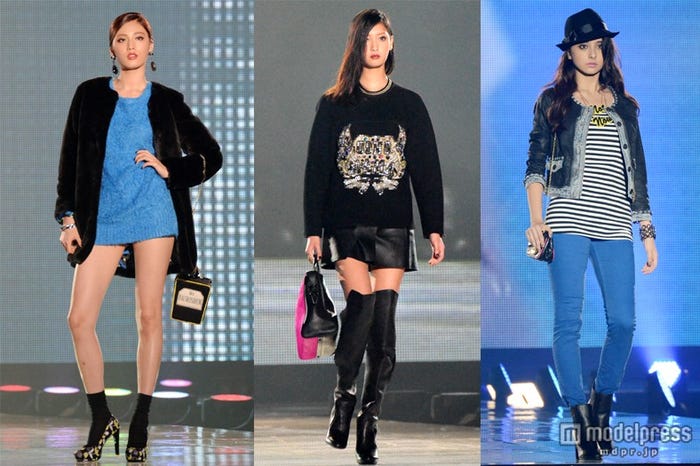 <今季注目の小物&カラー>ブラック&ブルー/ブラック&ホワイトのモノトーンコーデが旬。モノトーンに飽きたら鮮やかなロイヤルブルーを差し色に